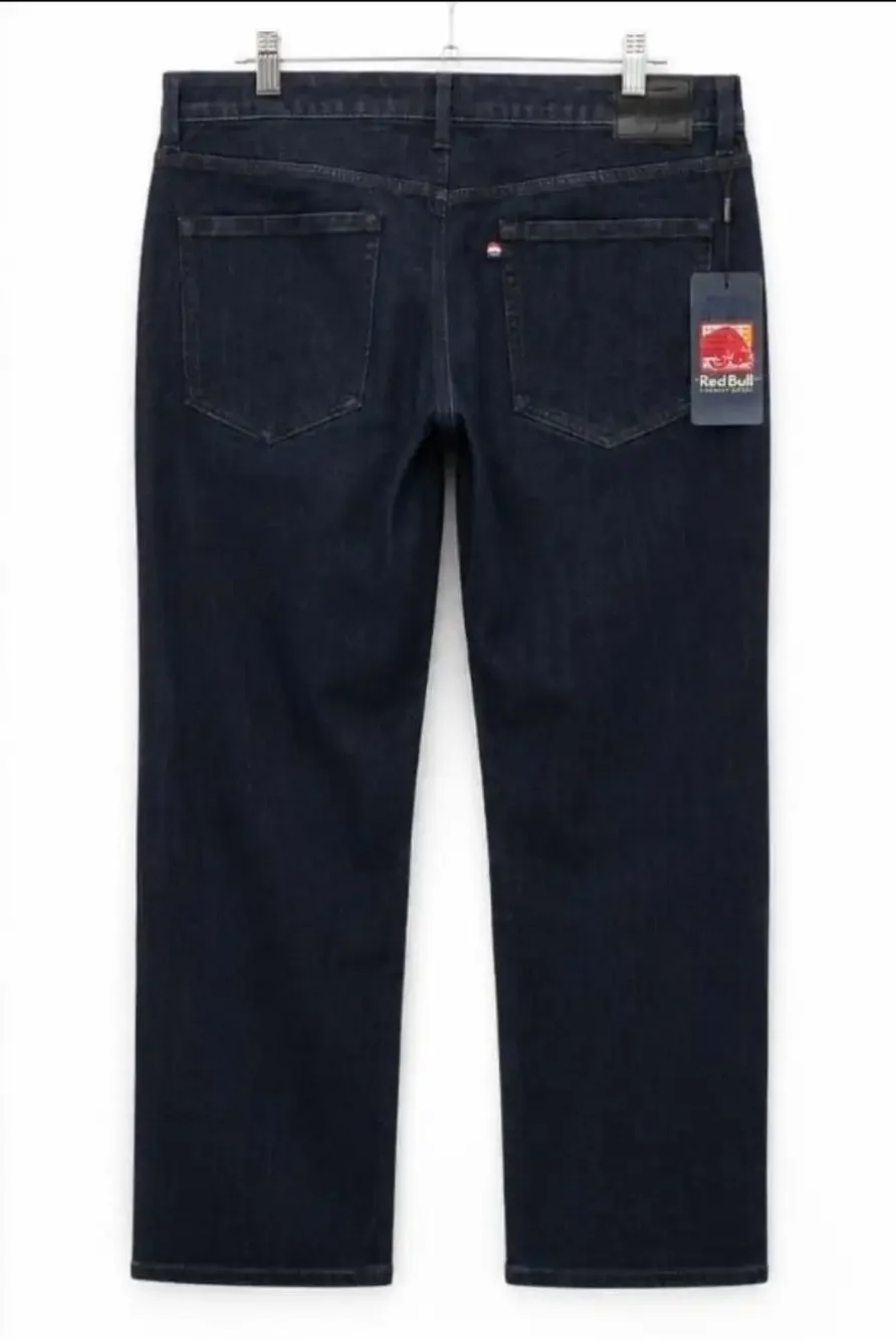 Red Bull H2O Jeans Mens 36x32 Waterproof Windproof Coolmax Straight Leg NWT B7